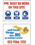 site signs