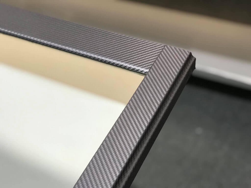 carbon fibre cupboard edge