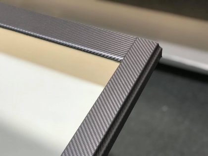 carbon fibre cupboard edge