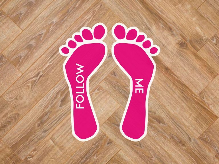 Floor stickers