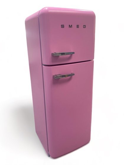 smeg fridge pink